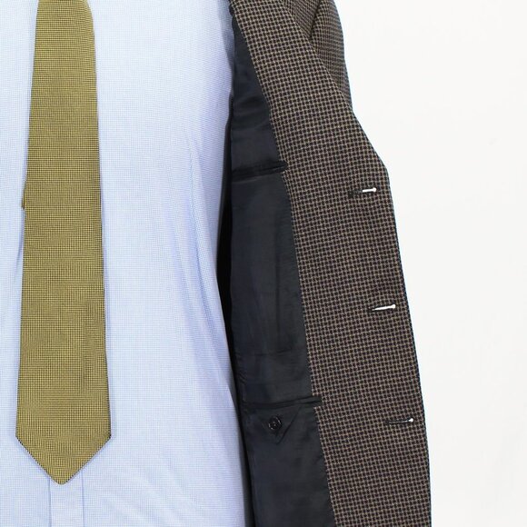 Joseph Abboud 42R Brown HT 3-Button Sport Coat Blazer Jacket B672 - Picture 11 of 11